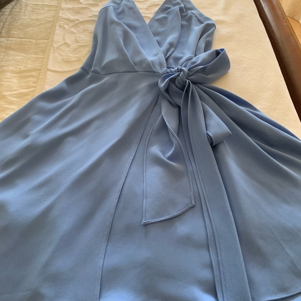 SOLD-DVF Violet Halter Dress- - Picture 8 of 8